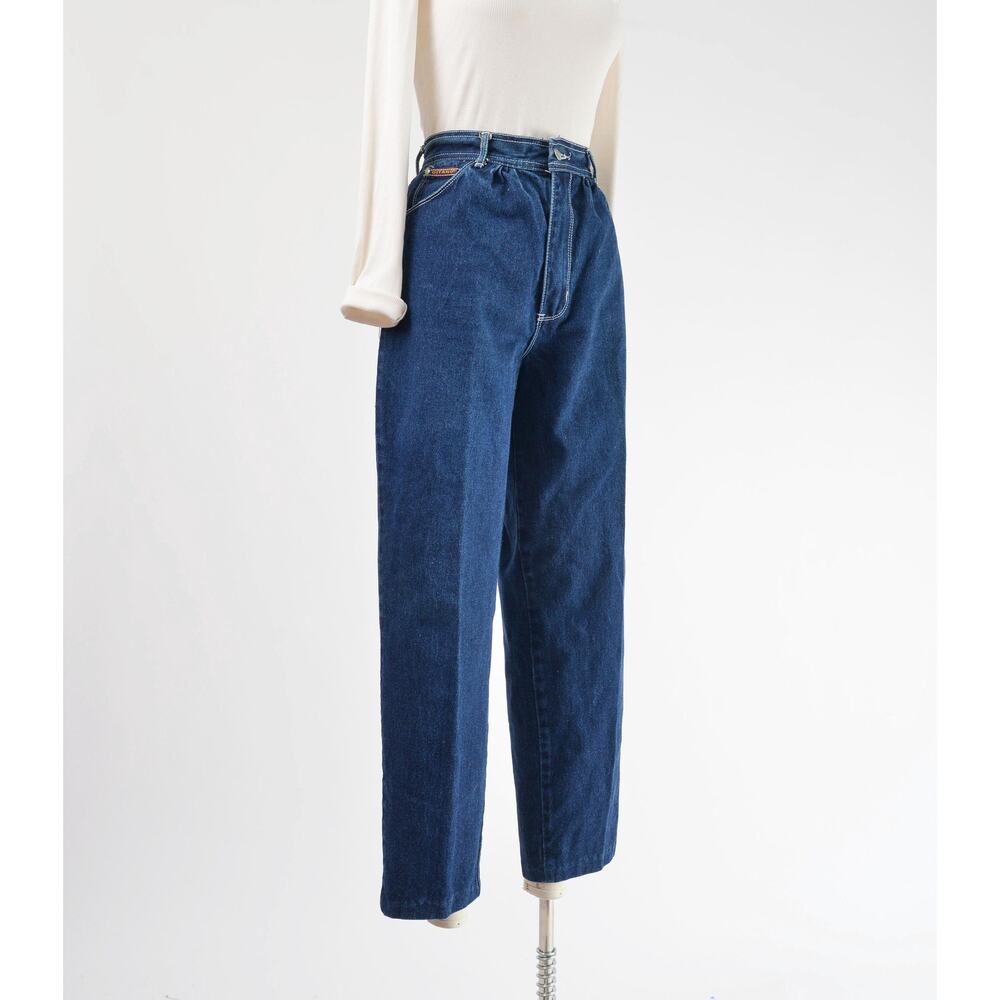 Vintage 80s Gitano Jeans High Waisted Denim Western Jeans 28 waist - Picture 4 of 8